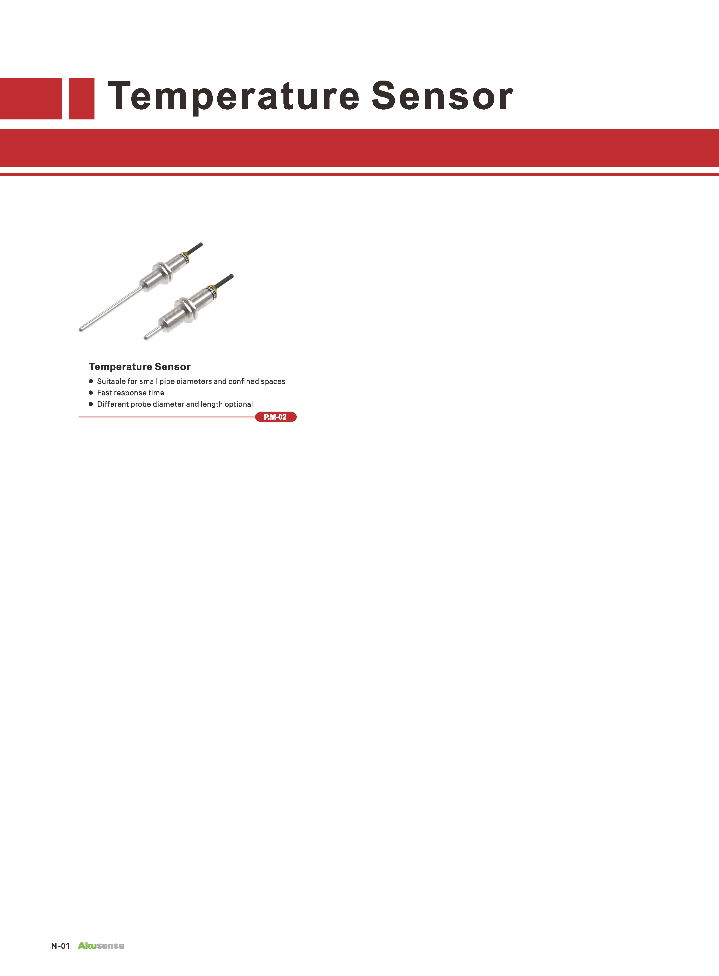 Download Akusense Sensor Catalogs Technical Data